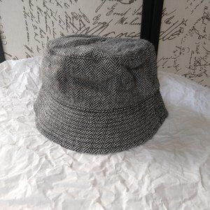 Aero Herringbone Tweed Bucket Hat
